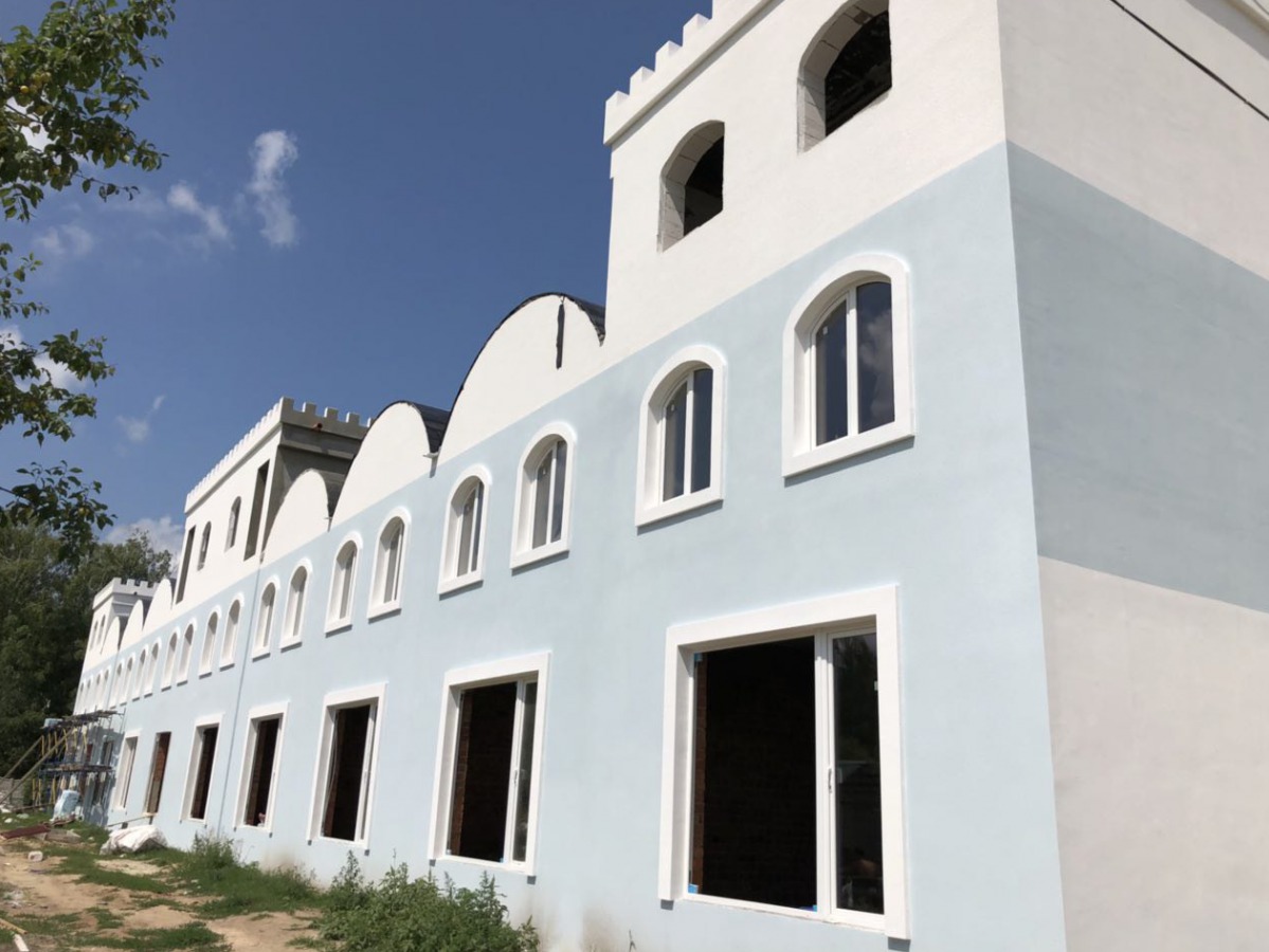 Марокканские Таунхаусы_фасадные работы_июль 2018